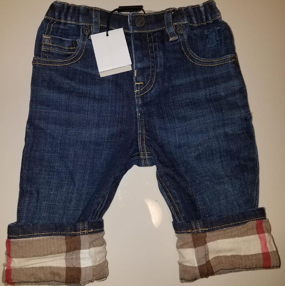 New $165 Burberry pants jeans AUTHENTIC 9 months
